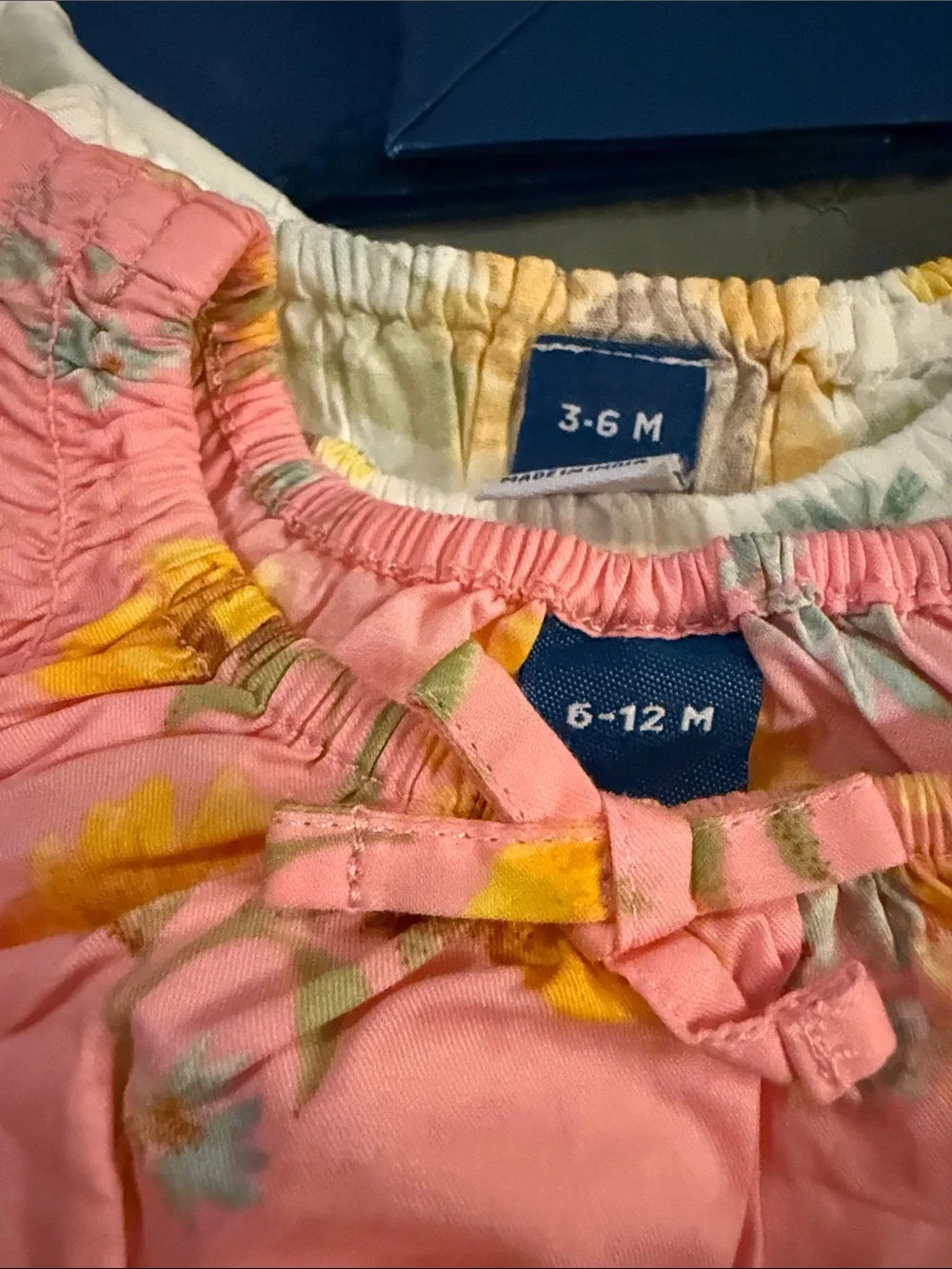 Old Navy Girls Sunflower One-Piece outfits - White, Pink, Yellow
